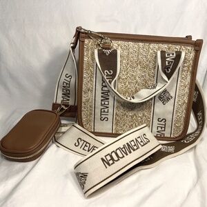 Steve Madden straw bag